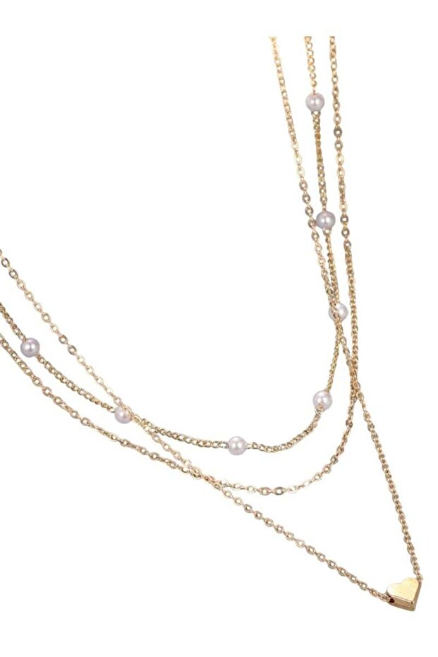 Triple Layer Pearl Choker Necklace