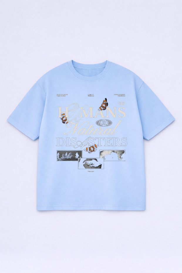 Oversize Unisex T-Shirt 100% Cotton Printed T-Shirt Comfortable Fit