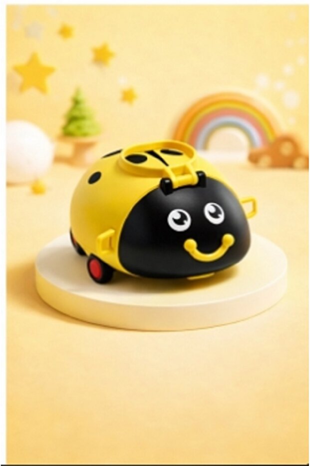 Cute Ladybug Children's Thermos Bottle with Straw and Strap Toy Design Bpa Free