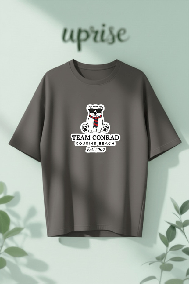 Team Conrad Fisher the Summer I Turned Pretty Printed Cotton Oversize T-Shirt