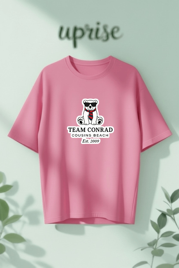 Team Conrad Fisher the Summer I Turned Pretty Printed Cotton Oversize T-Shirt