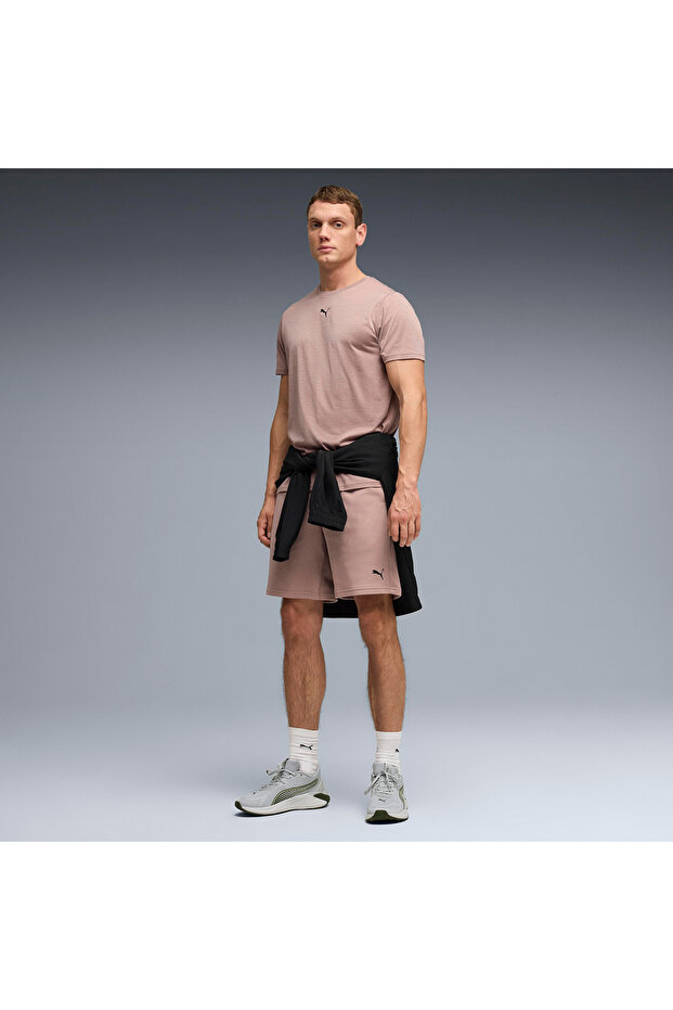 Essentials Heather Cat Erkek Krem Antrenman T-Shirt - 3