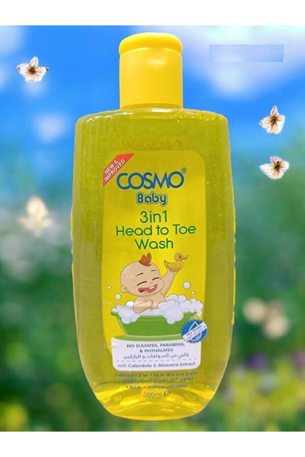 BABY 3IN1 HEAD TO TOE WASH 500ML