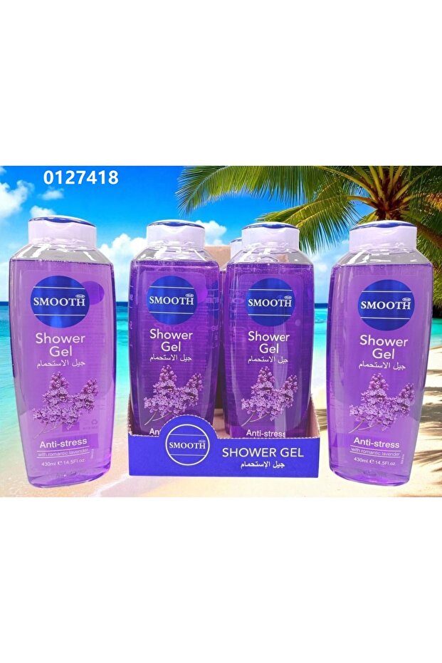 SM-614 SMOOTH ANTI STRESS S/GEL 430ML (8PC/BOX)