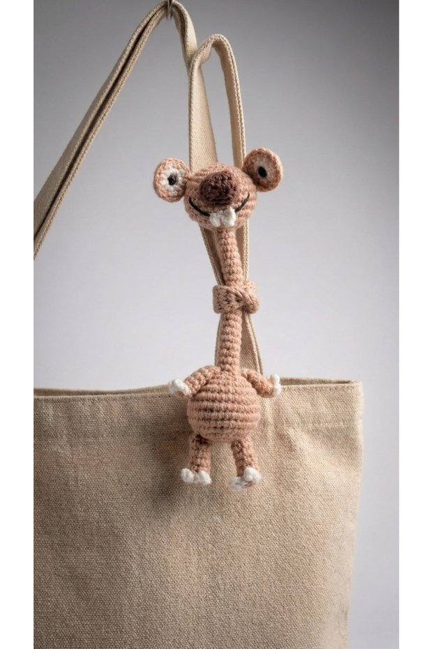 Handmade Amigurumi Bag Accessory – 25 cm