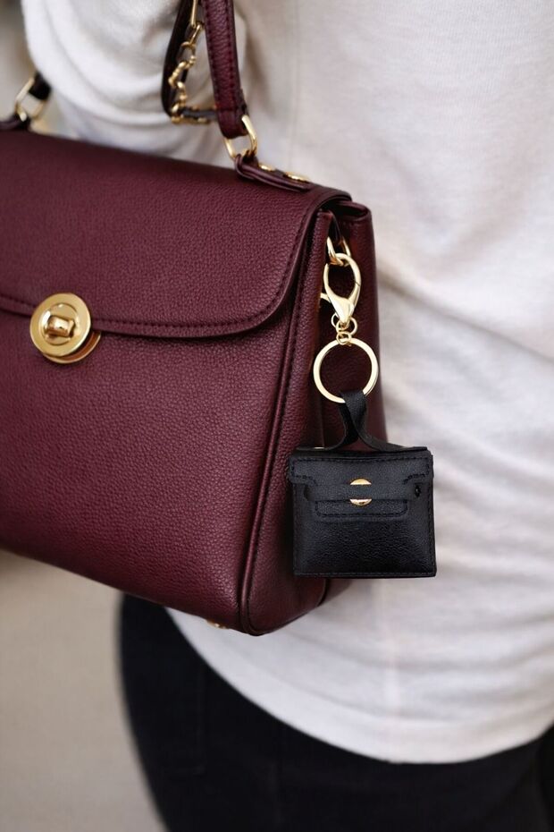 Mini Bag Charm Keychain - 8