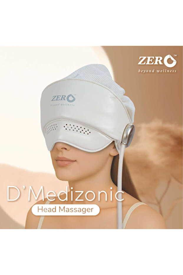 D’Medizonic Head Massager with Heat, Air Compression, 4 modes & music, Portable & Rechargeable