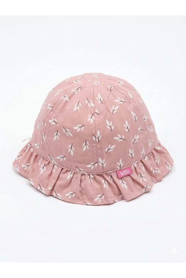 Kitti 0-18 Months Flower Figured Baby Girl Fedora Hat