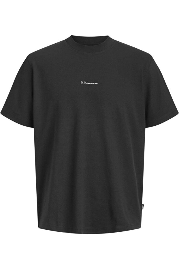 تي شيرت رجالي أسود JPRBLACHAD FRONTPRINT SS TEE SMU رمز الموديل: 12292531Black