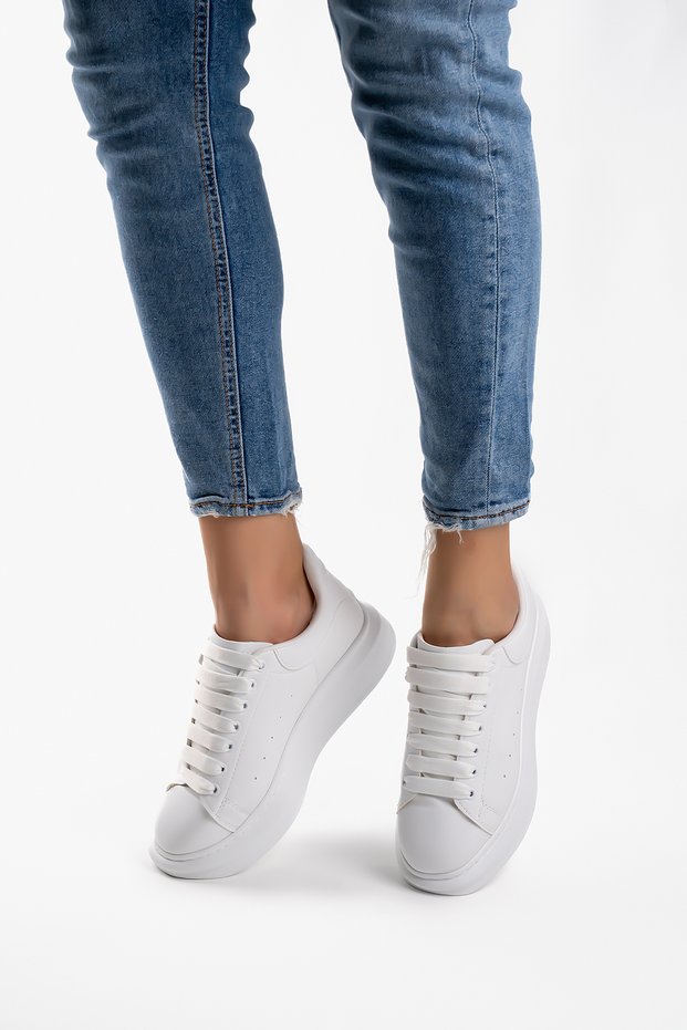Women's Men's Casual White Sneaker Sports Shoes