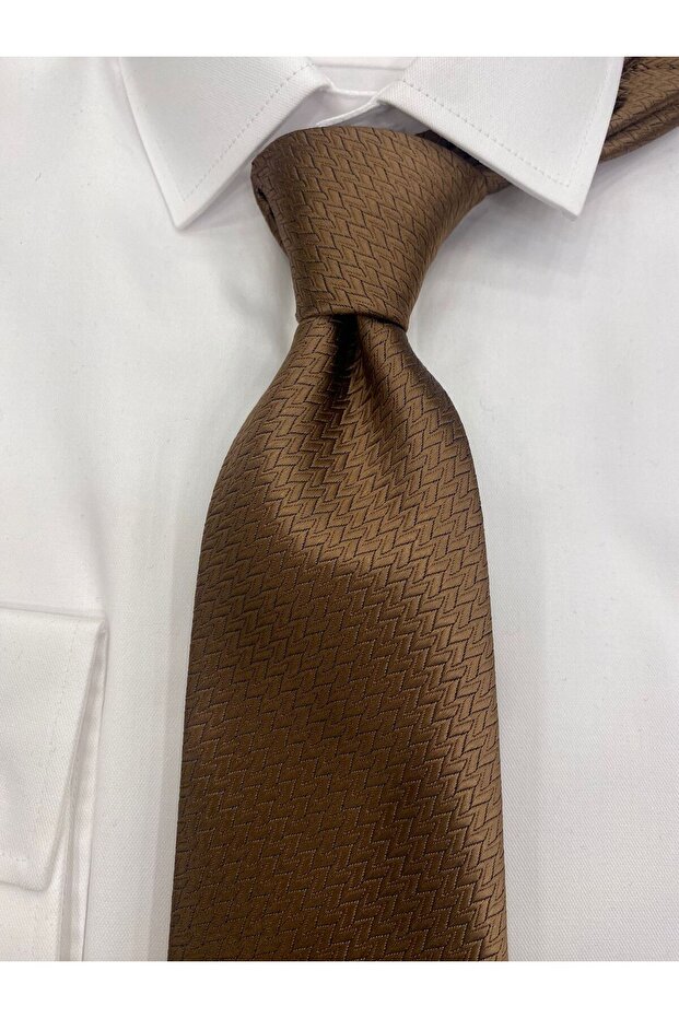 Woven Fabric Patterned Tie - 2