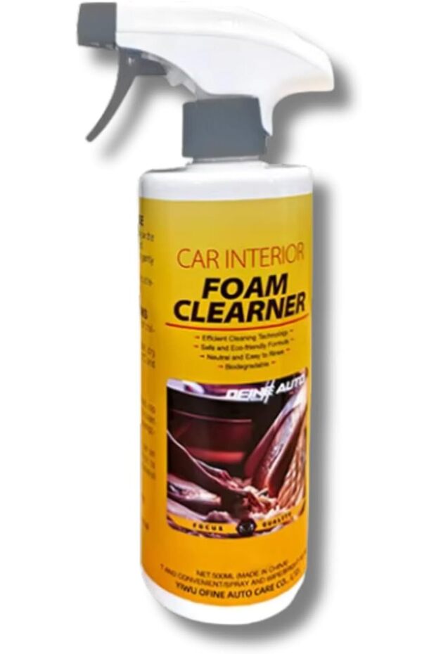 Car Interior Foam Cleaner – Multi-Surface Deep Cleaning Spray