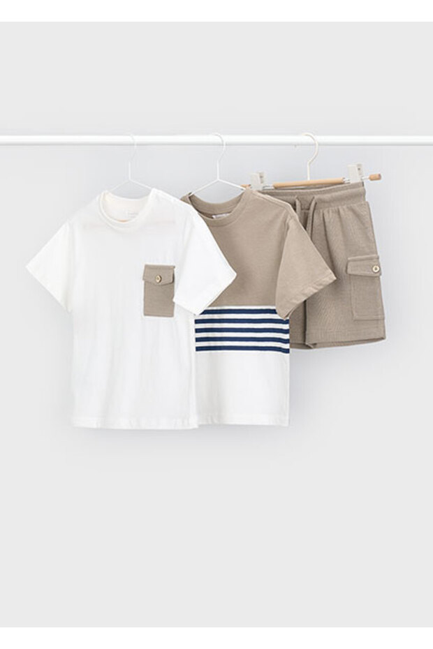 Boy's 3-Piece Shorts Set