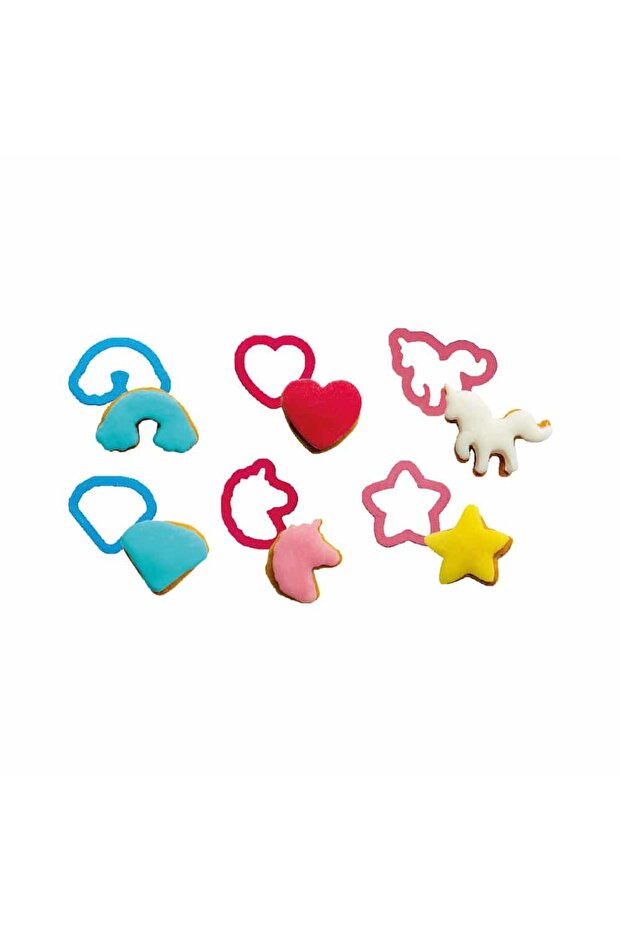 Set decupatoare Unicorn, 6 buc. - - 2