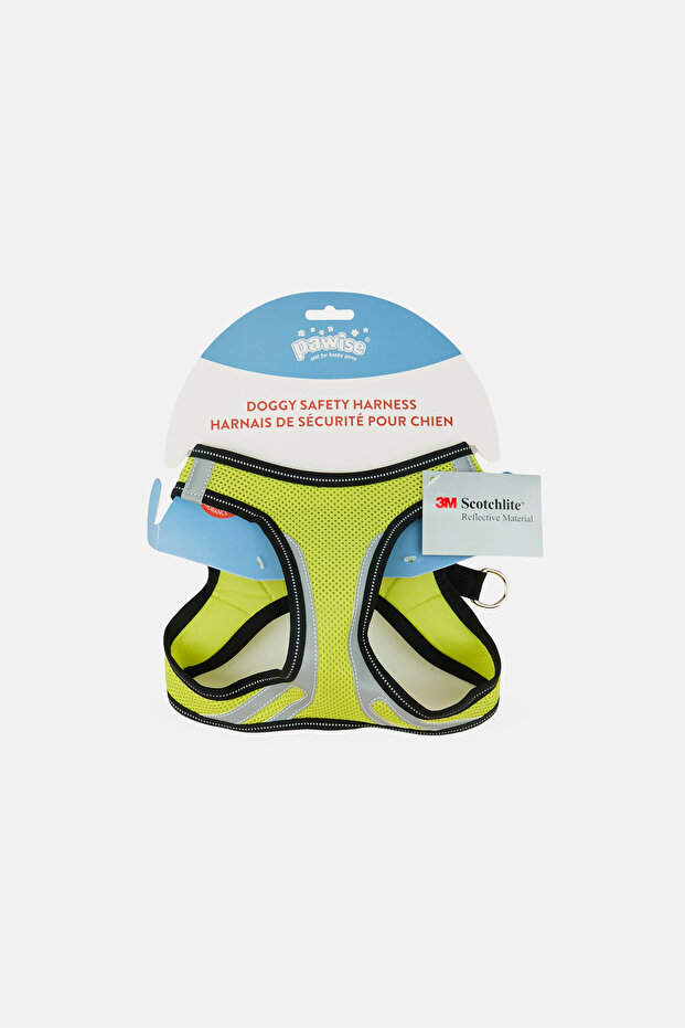 Doggy Safety Harness, Lime Green