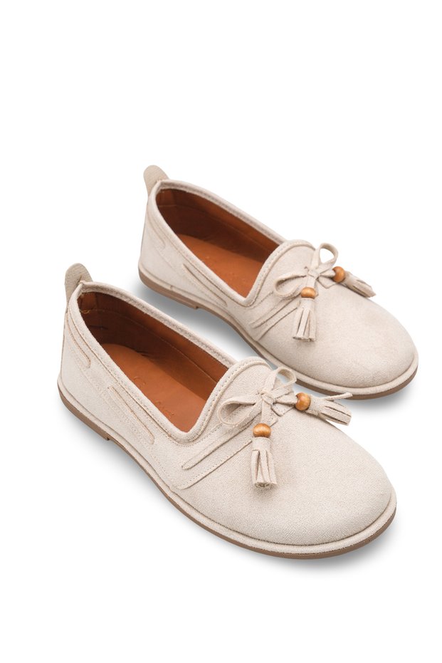 Mira Mia Orthopedic Women's Ballerinas 001243 Beige Suede