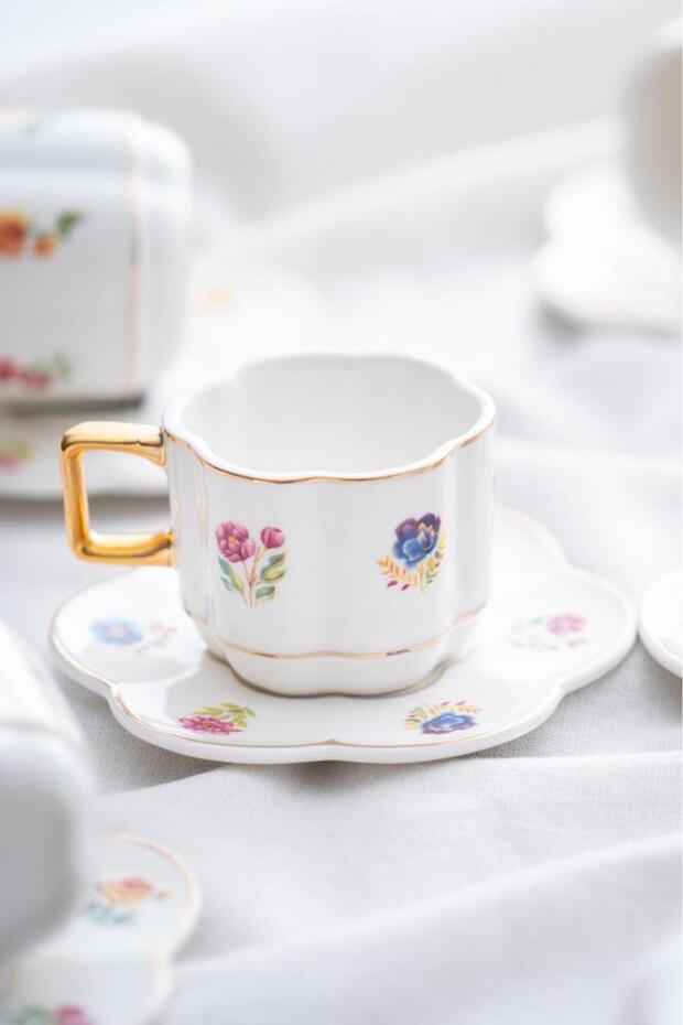 Dahlia 6-Piece Coffee Cup Set Mxg-06045