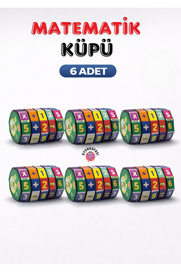 6-Piece Mini Math Cube 6 Pieces