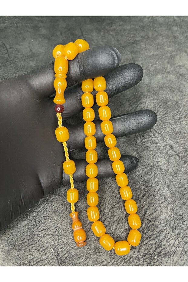 High-End Stick Squeeze Amber Prayer Beads with System
