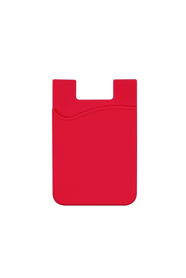 Adhesive Silicone Wallet Card Holder Compatible with All Phones