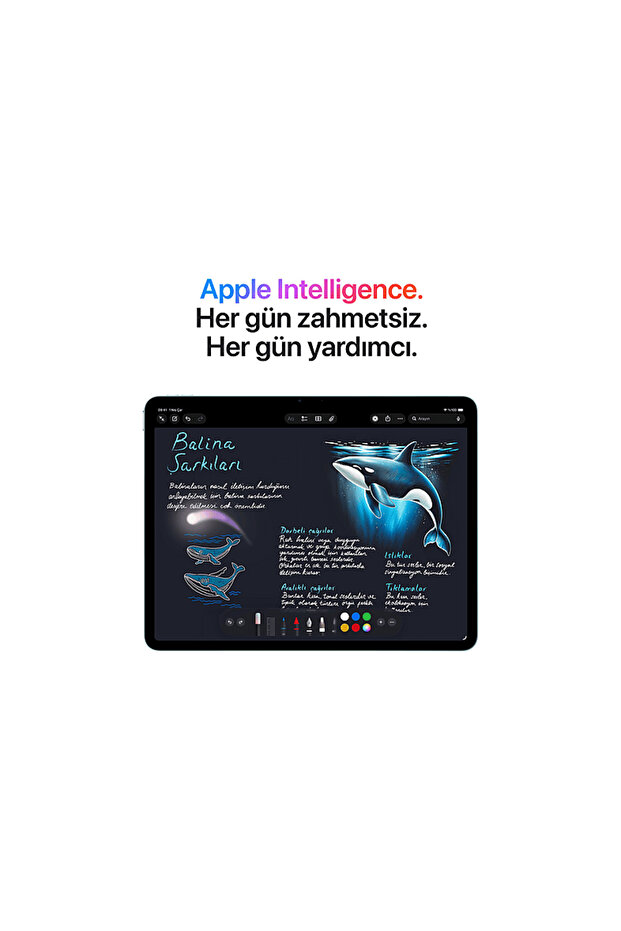 MH364TU/A iPad Air 11 inç M4 Wi-Fi 256 GB Tablet Mavi - 5