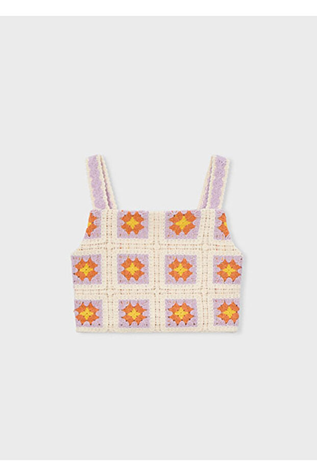 Girl's Crochet Blouse - 03029