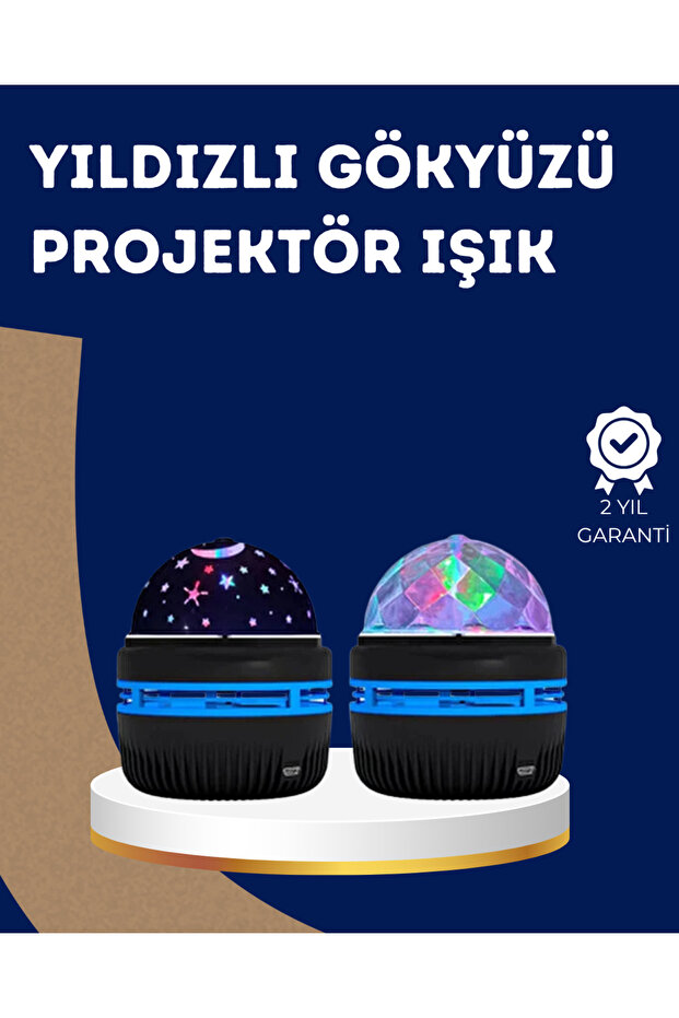 360 ° Rotating Galaxy Projector Night Light – Starry Sky Effect