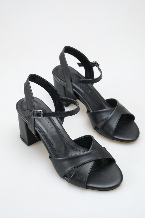 Platform Thick Heeled Bridal Shoes with Ankle Buckle Stylish Evening Dress Wedding Sandals with Buckle Platform