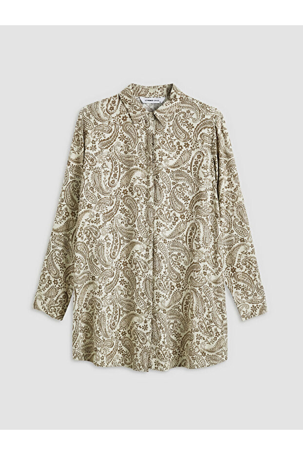 Vizyon New Season Patterned Women's Shirt Tunic