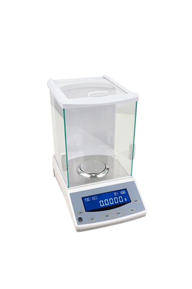 Laboratory Analytical Balance 0.1mg Precision, 200g Capacity, Digital Lab Scale with RS232 Interface