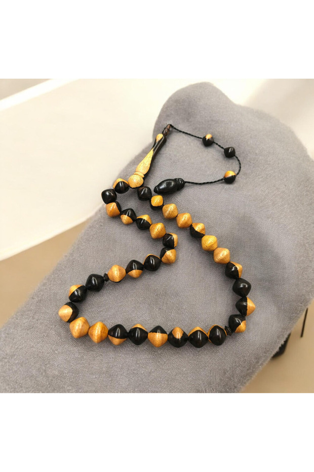 Special Color Ebony Wood Istanbul Cut Prayer Beads