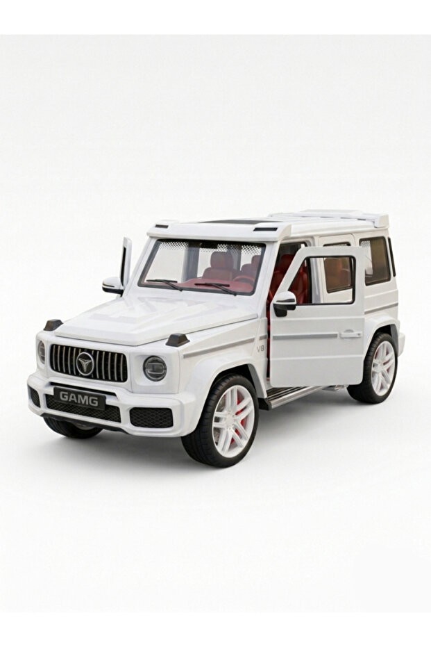 Tıfıl Toys Mercedes G-Serisi Tasarımlı Sürtmeli Model Araba - Sesli ve Işıklı - 1:32 Ölçek