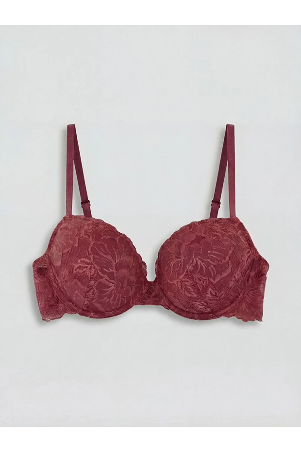 Lcw Dream Pink Underwire Padded Lace T-Shirt Bra