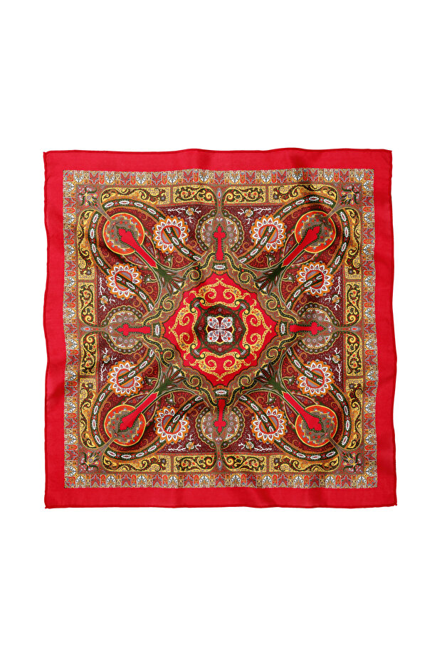 وشاح/باندانا بنقوش عرقية 50x50 سم