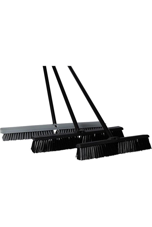 75cm Large Floor Scrub Brush Broom & Heavy Duty Long Metal Handle