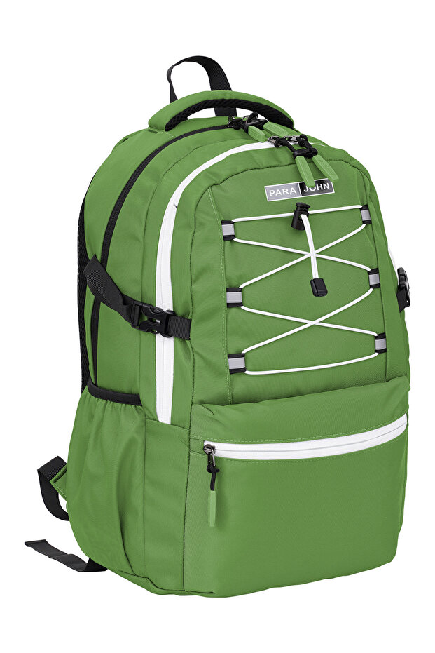 "Para John School Backpack – Durable 18/20/22 Inch with Strong Handle & Zipper, Quality PVC Coating"