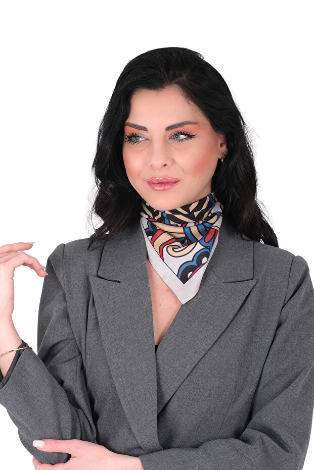 Soft Mix Patterned Scarf