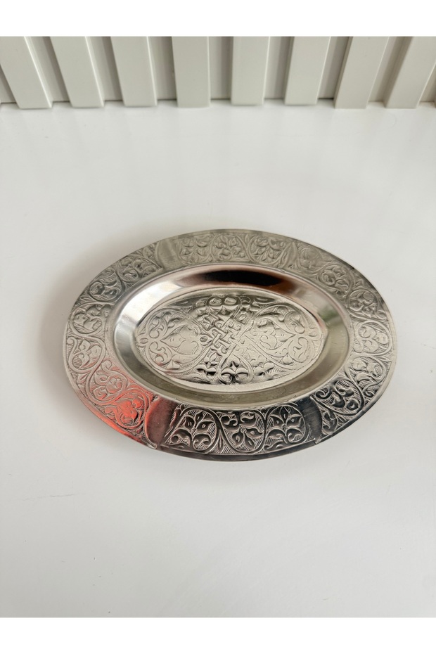 Stainless Steel 2-Piece Kayak Plate Appetizer Plate 17 cm