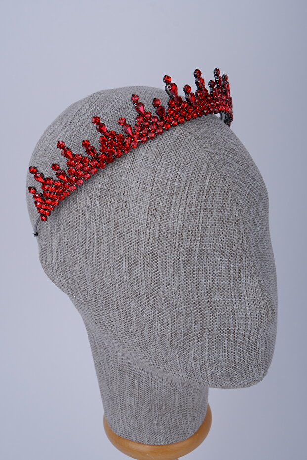 Elegant Crystal Stone Bridal Henna Crown and Wedding Henna Hair Accessory