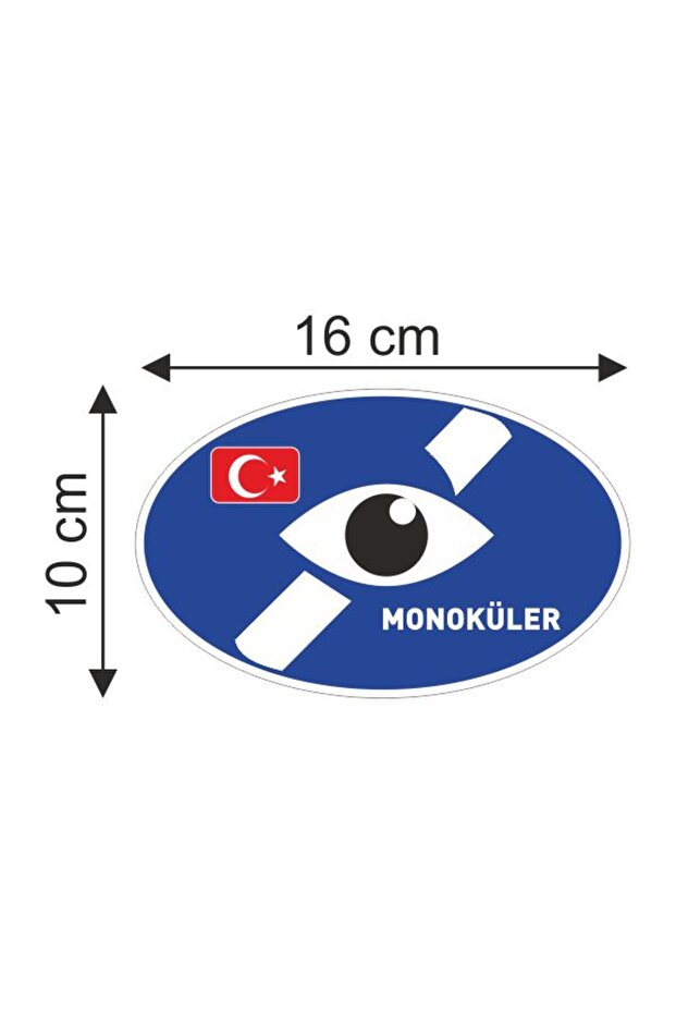 Monoküler Engelli Araç Etiketi
