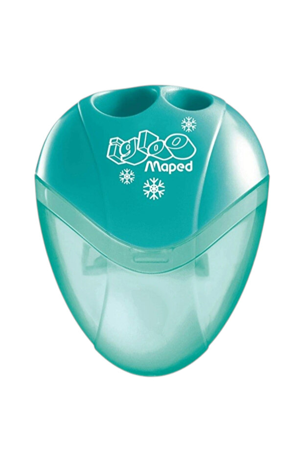 Igloo Double Hole Pencil Sharpener (Green) - 1