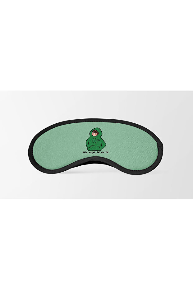 Some Girls Are Potato Printed Sleep Eye Patch