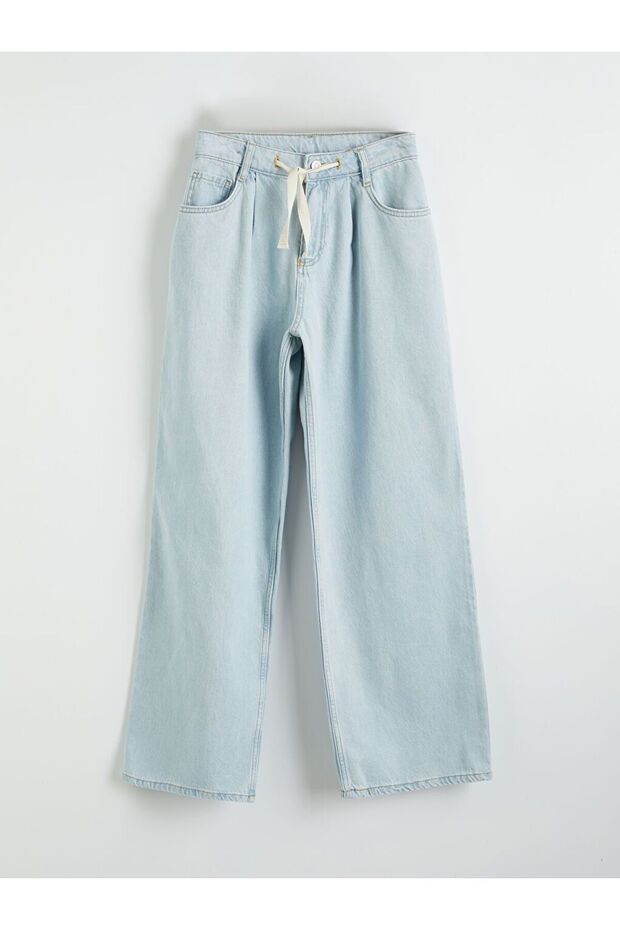 Baggy Fit Girl's Jean Trousers