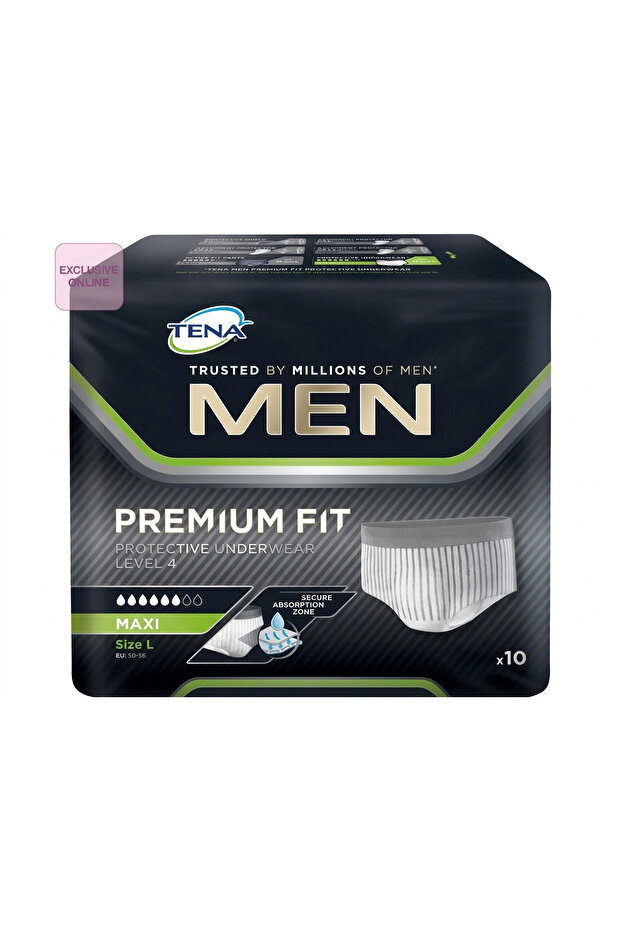 (Tena, Men Pants Protects Underwear Level 4 (Large