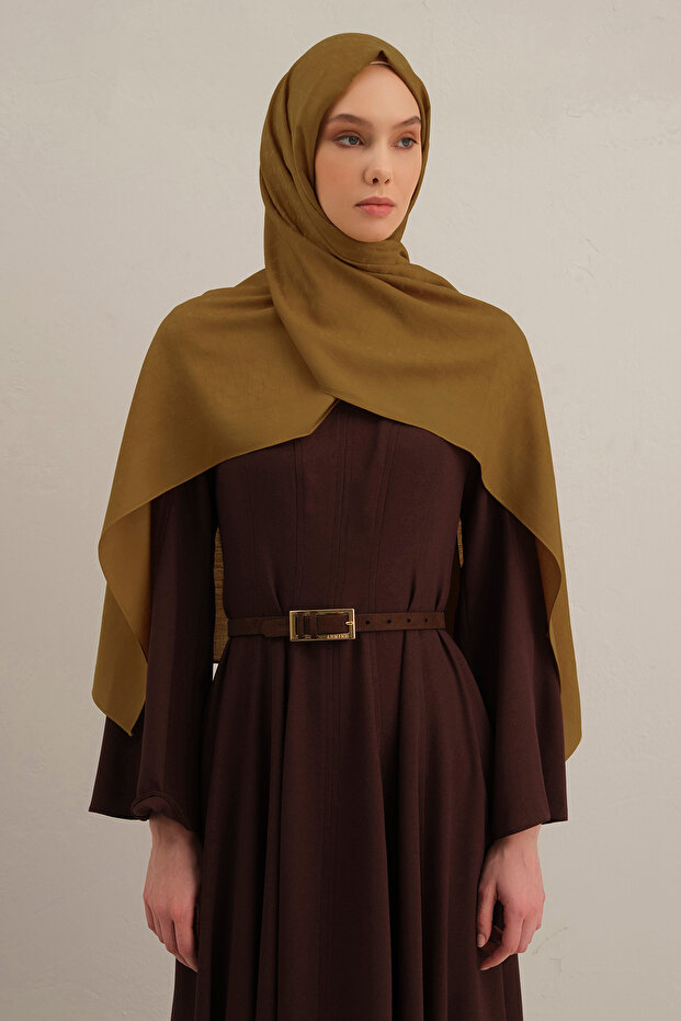 Link Pattern Bamboo Cotton Shawl - 1