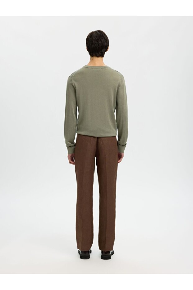 Leinenhose Regular Fit - 3