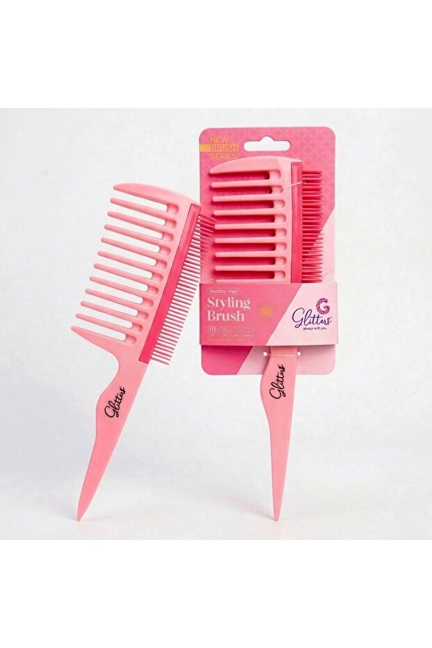 Double-Sided Hair Detangler Brush, Pink