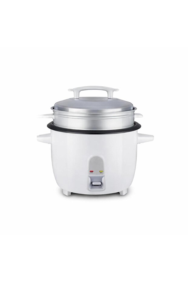 3.6L Electric Rice Cooker 1300W Non-Stick Inner Pot Automatic Keep Warm Function White