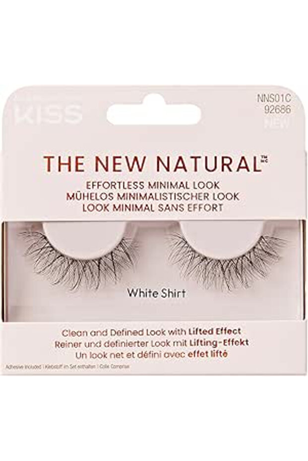 NNS01C THE NEW NATURAL WHITE SHIRT LASHES 2S