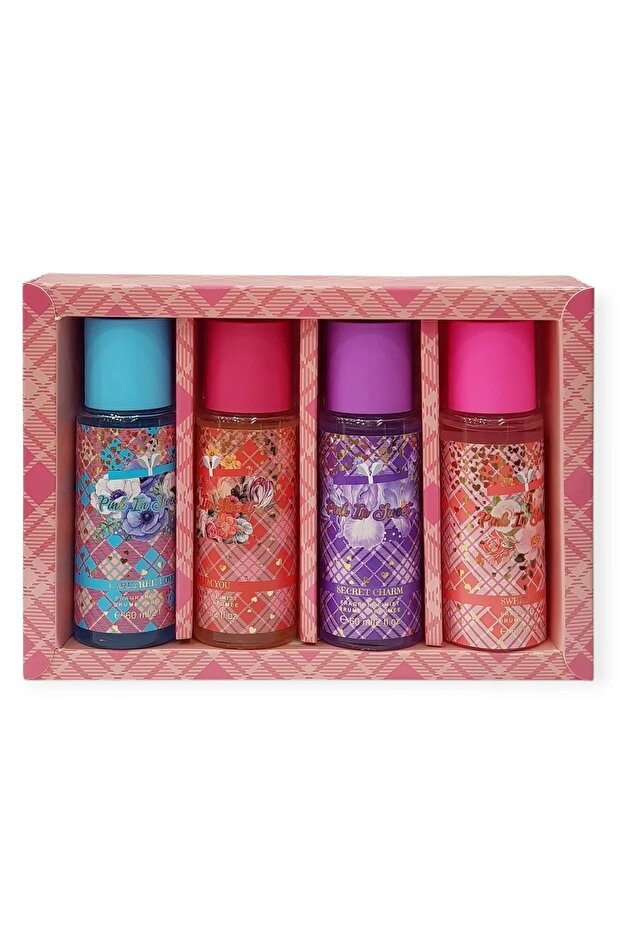 مجموعة هدايا معطر جسم 4 روائح
